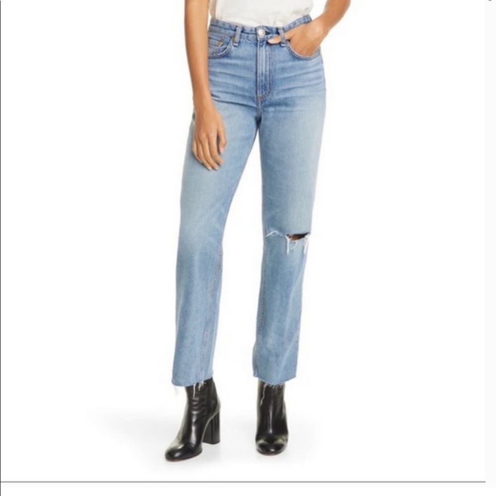 Super high rise rag & bone jeans / Ruth/ 28